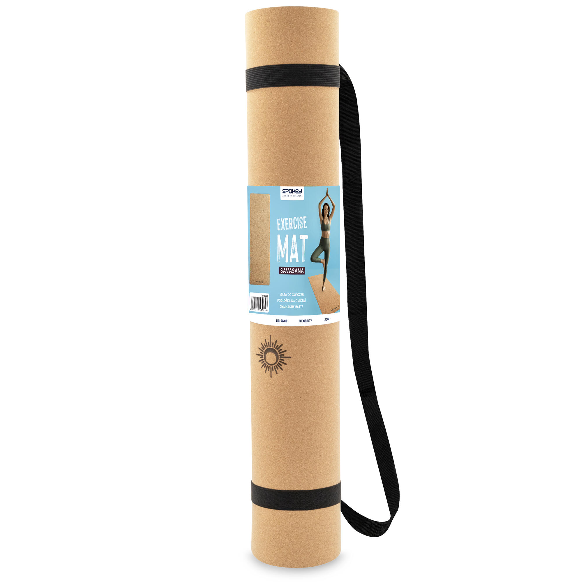 Kurk yogamat 183x61x0,4cm SAVASANA 6/7