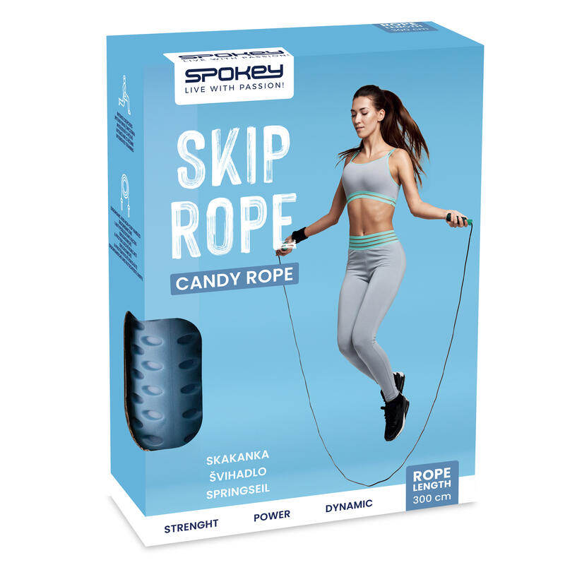 Coarda de sărit cu rulment Spokey Candy Rope