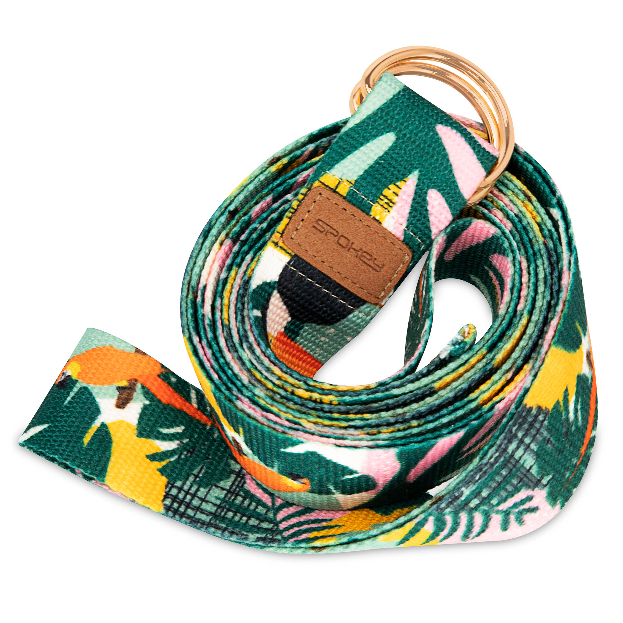 Correa de yoga Spokey Home Jungle de 300 cm: soporte para principiantes 6/7