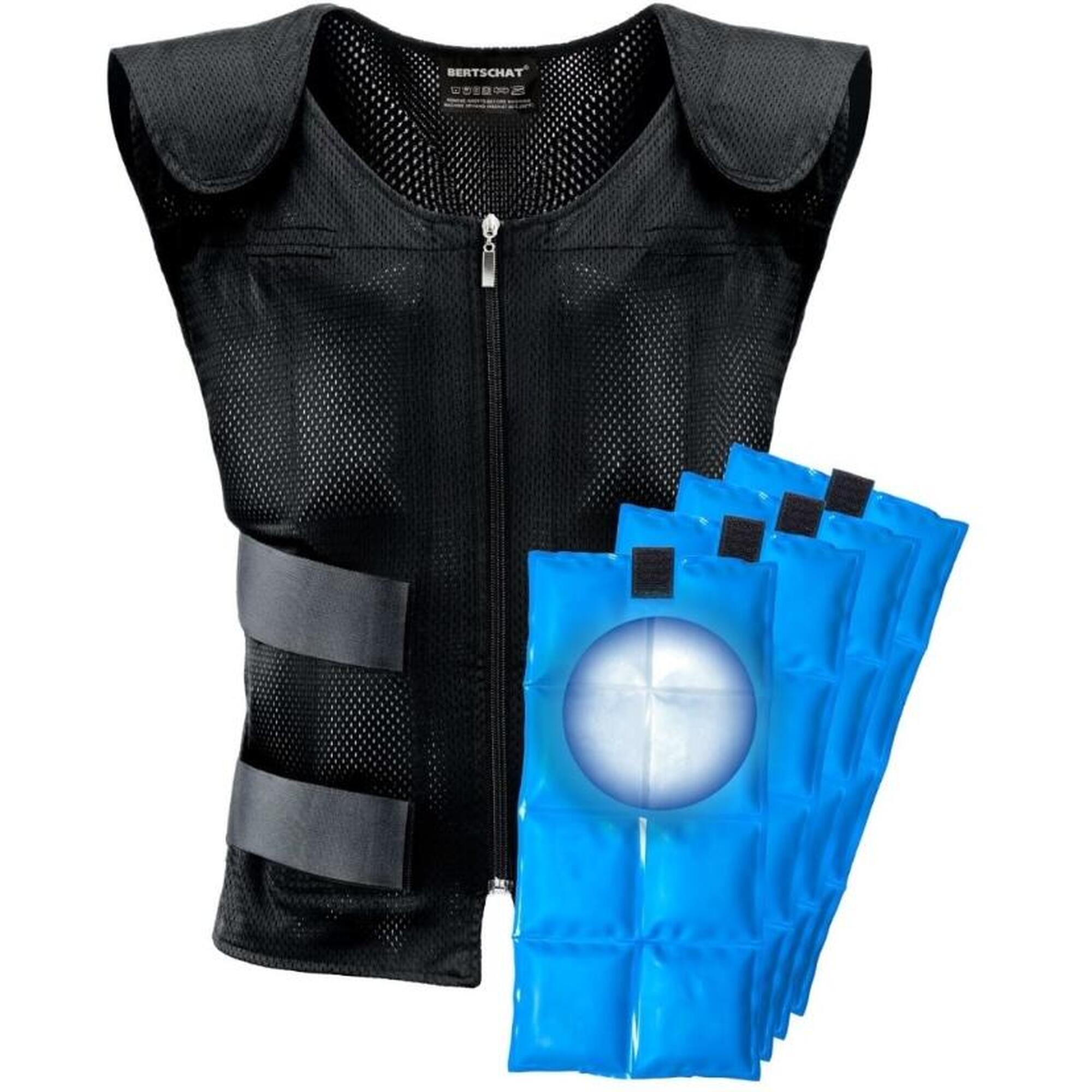 Bertschat - Gilet Rafraîchissant Pro À Éléments Mcp C28 - Veste Réfrigérante - Noir - Taille Unique - Decathlon