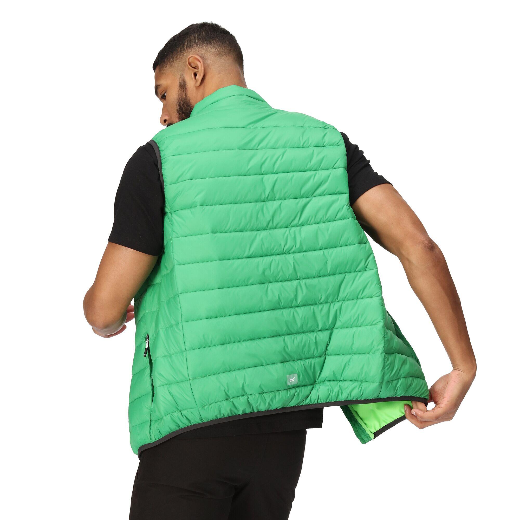 Mens Marizion Quilted Gilet (Field Green/Jasmine Green) 4/5