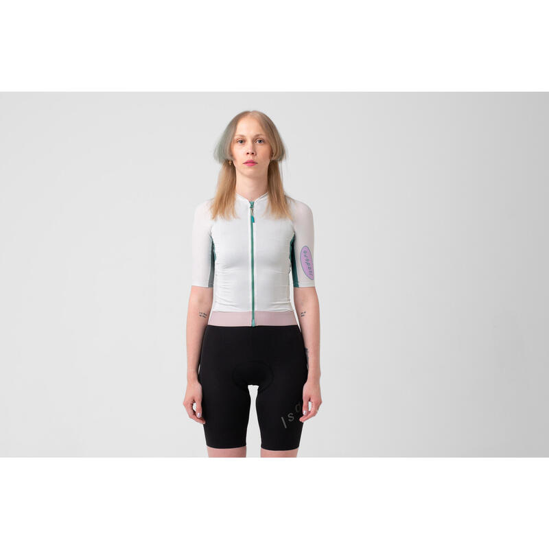 Maglia a manica corta da ciclismo da donna Alternative Latte di Mandorla