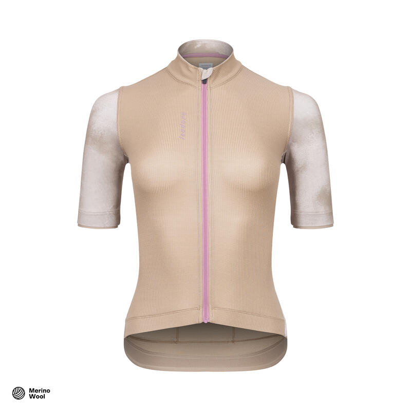 Dames wieler Shirt met korte mouwen Signature Climber's Koriander