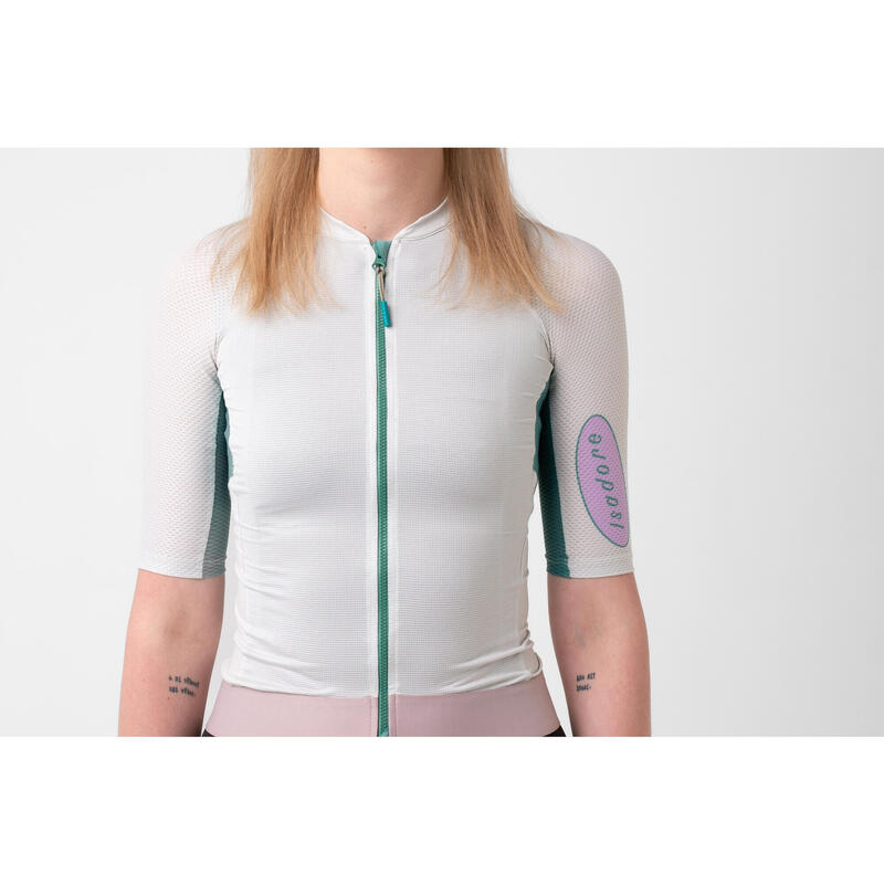 Maglia a manica corta da ciclismo da donna Alternative Latte di Mandorla