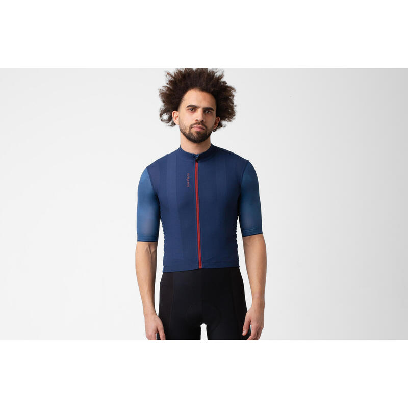 Maglia a manica corta da ciclismo da uomo Signature Climber's Blu Uniforme