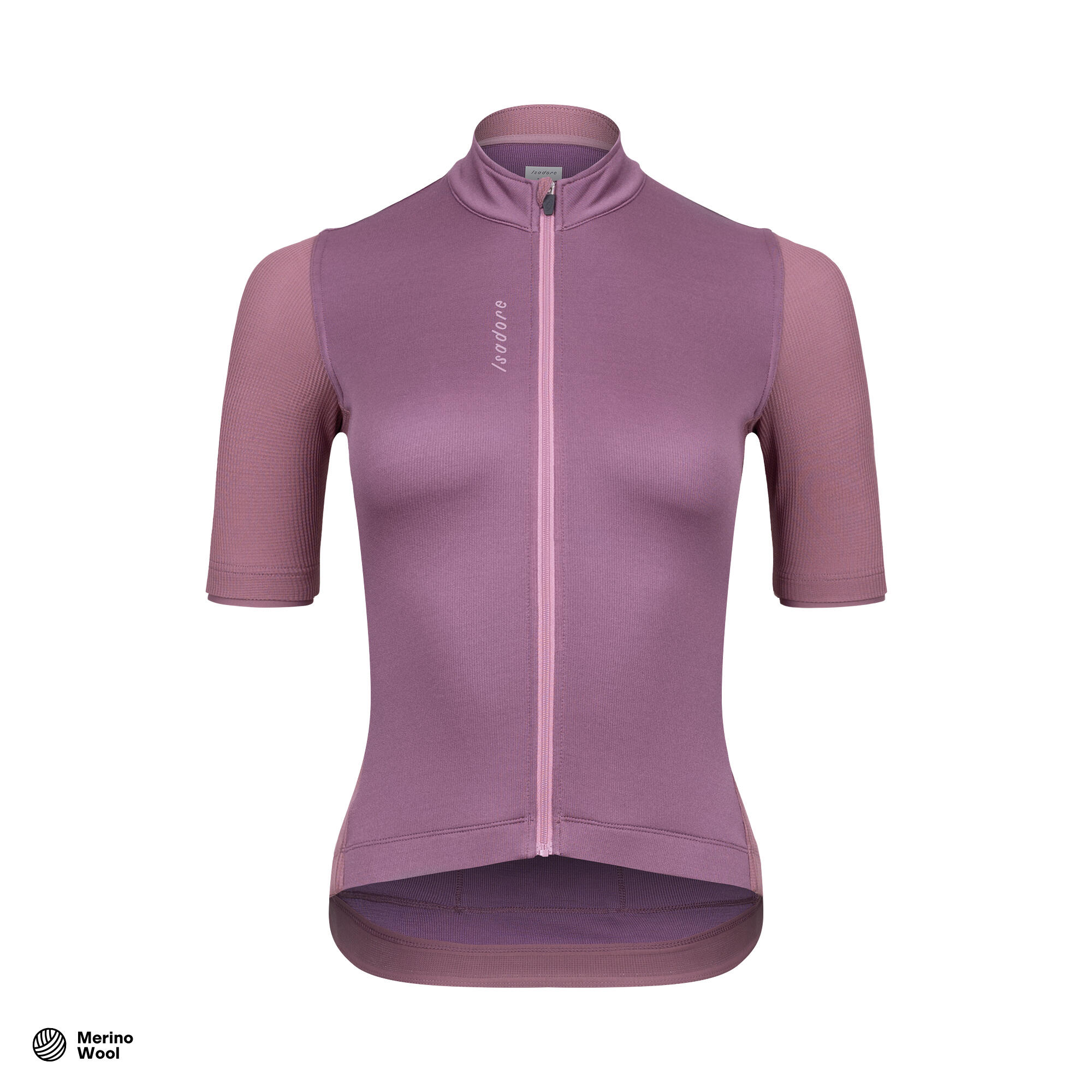 ISADORE Dames wieler Shirt met korte mouwen Arctische Schemering / Druivenshake