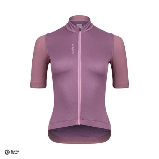 Maglia a manica corta da ciclismo da donna Crepuscolo Artico / Frullato d'Uva