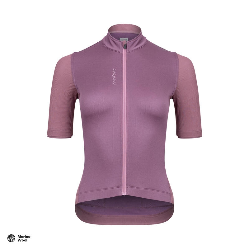 Maillot à manches courtes de cyclisme pour femmes Crépuscule Arctique