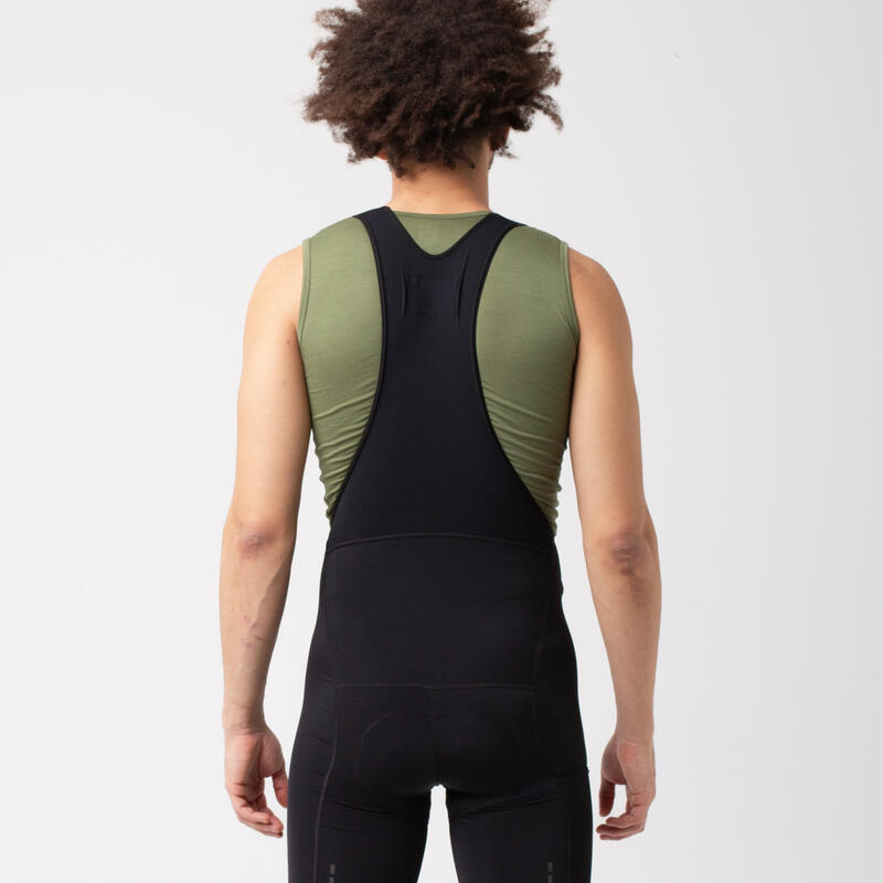 Maglia intima senza maniche da ciclismo da uomo Merino Avocado