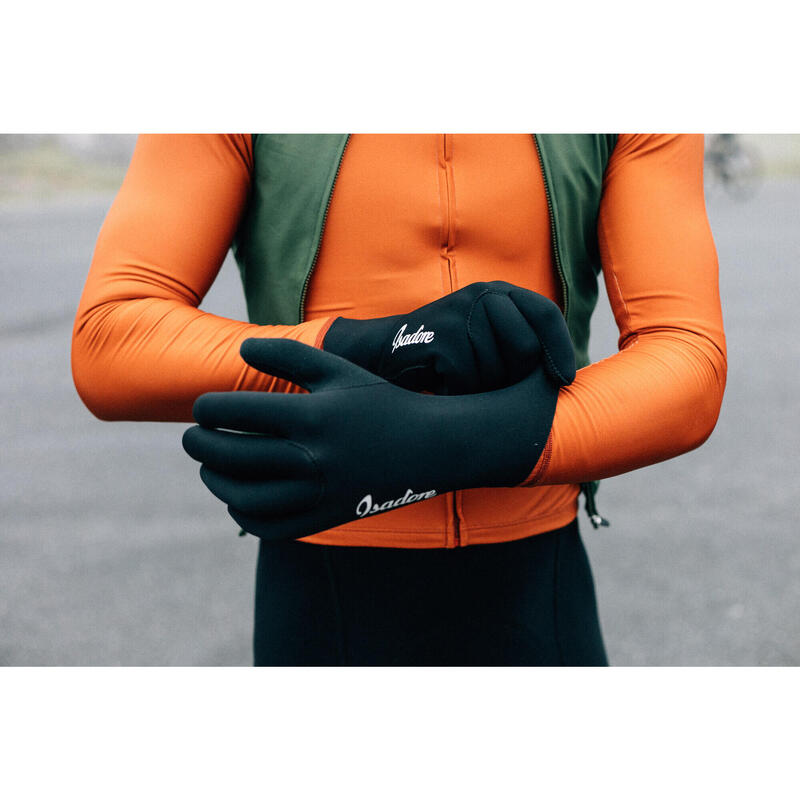 Gants de cyclisme unisexe Néoprène Noir