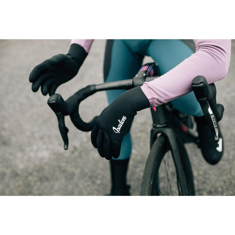 Gants de cyclisme unisexe Néoprène Noir