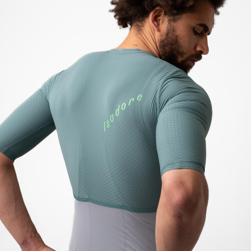 Maglia a manica corta da ciclismo da uomo Aerodinamico Echelon Traliccio