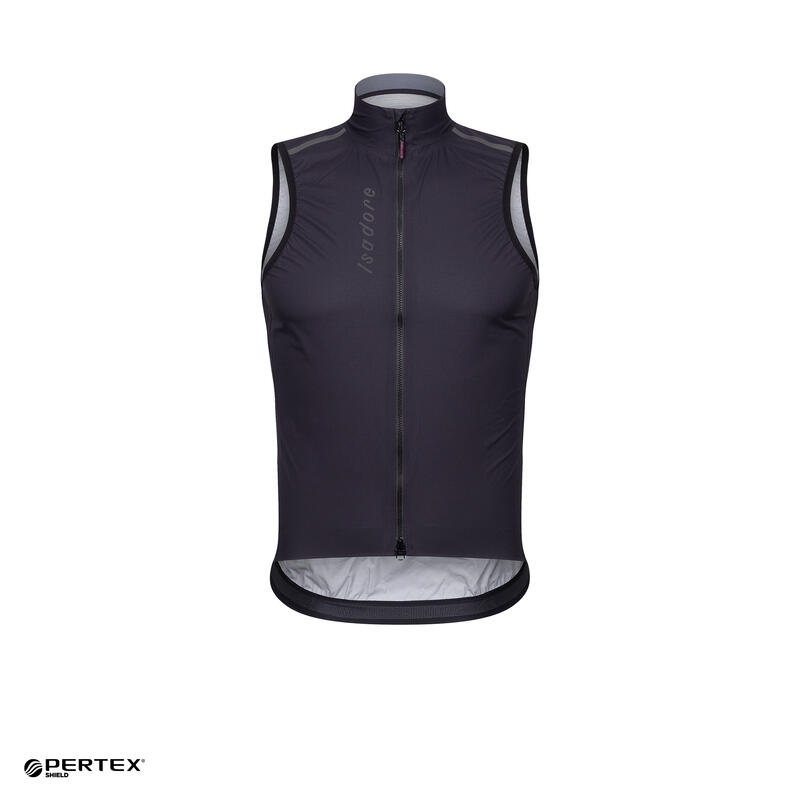 Gilet da ciclismo da uomo Impermeabile Signature Antracite