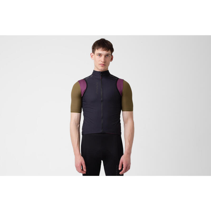 Gilet da ciclismo da uomo Impermeabile Signature Antracite