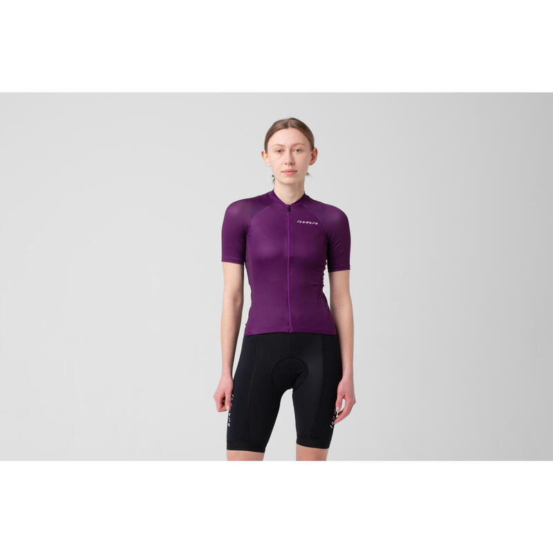 Maillot à manches courtes de cyclisme pour femmes Debut Gloxinia