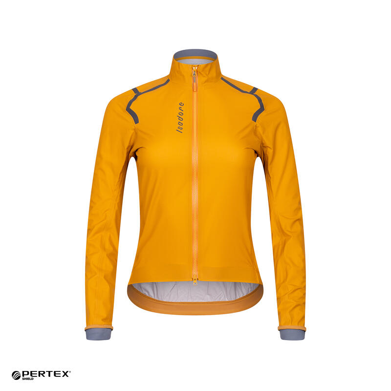 Veste de cyclisme pour femmes Imperméable Signature Brun Soudan