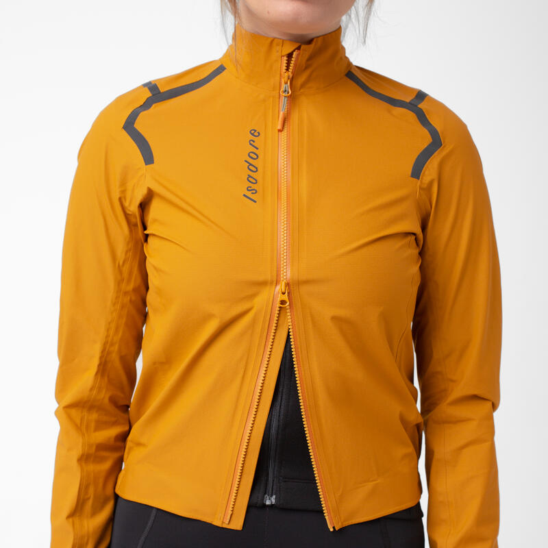 Veste de cyclisme pour femmes Imperméable Signature Brun Soudan