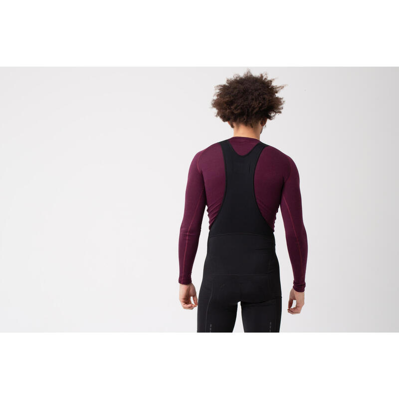 Maglia intima a maniche lunghe da ciclismo da uomo Merino Fico