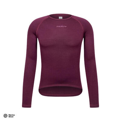 Maglia intima a maniche lunghe da ciclismo da uomo Merino Fico