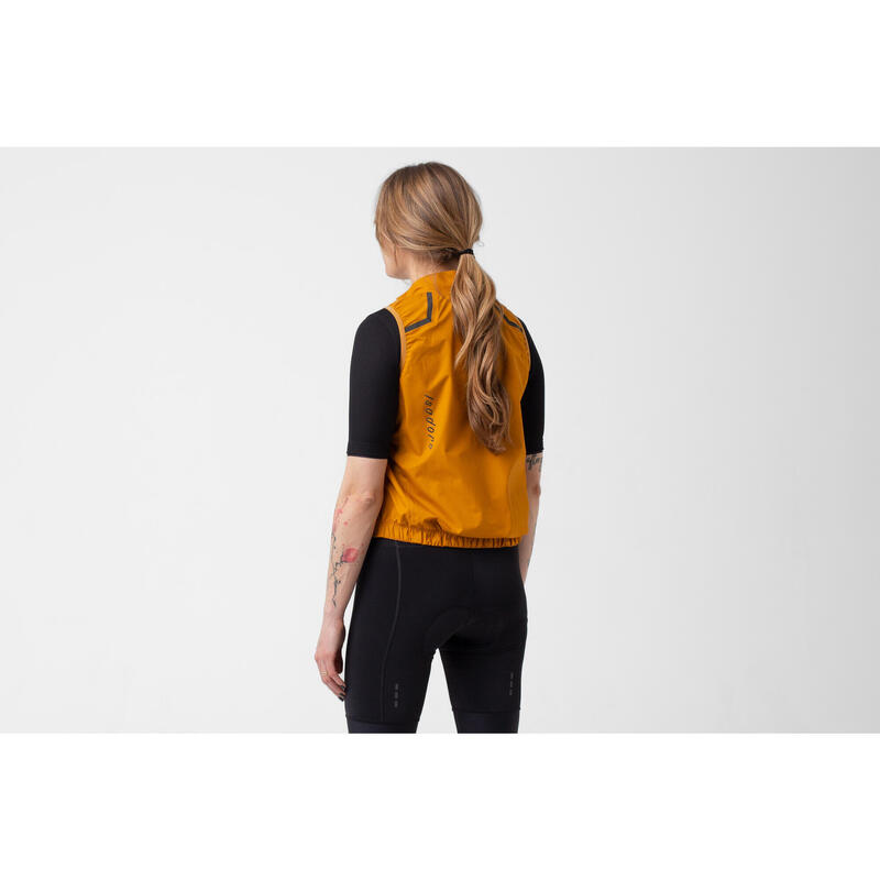 Gilet da ciclismo da donna Impermeabile Signature Marrone Sudan