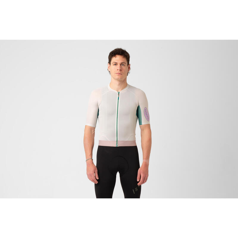 Maillot à manches courtes de cyclisme pour hommes Alternative Lait d'Amande