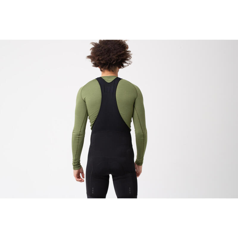 Heren wieler Longsleeve baselayer Merino Avocado