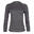 T-shirt à manches 3/4 de cyclisme pour femmes After Ride Gris Acier