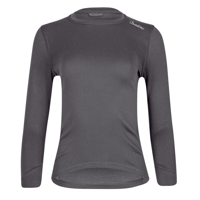 T-shirt After ride manica a 3/4 Steel Grey de donna  