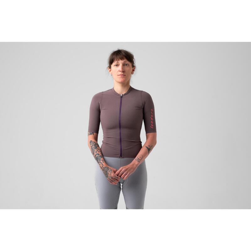 Damen Echelon Aero Jersey Pflaume Trüffel