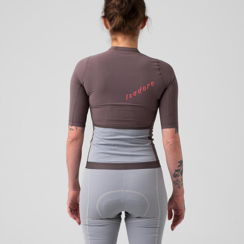 Damen Echelon Aero Jersey Pflaume Trüffel