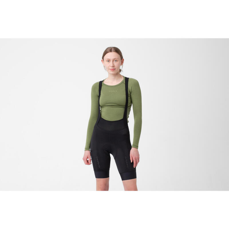 Dames wieler Longsleeve baselayer Merino Avocado