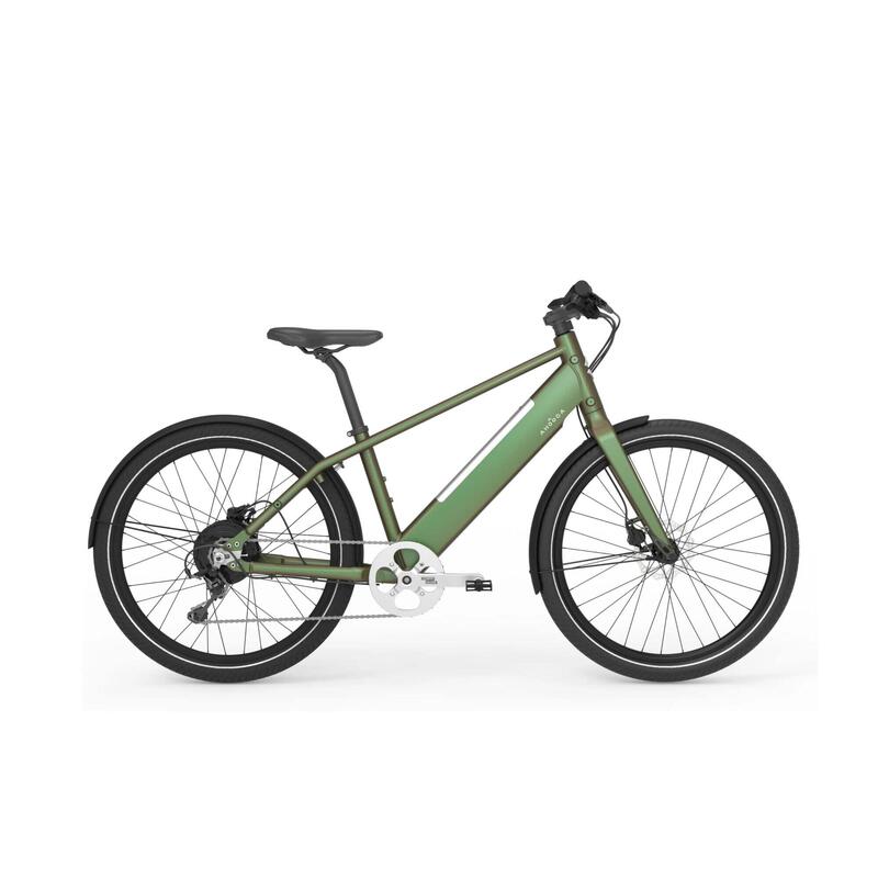 Bicicletta elettrica da città Ahooga Modulare Unisex Alba verde