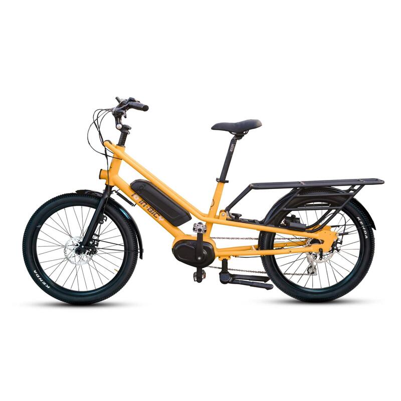 Bicicletta cargo elettrica innovativa iO Inbicy Mivice 250W Gialla