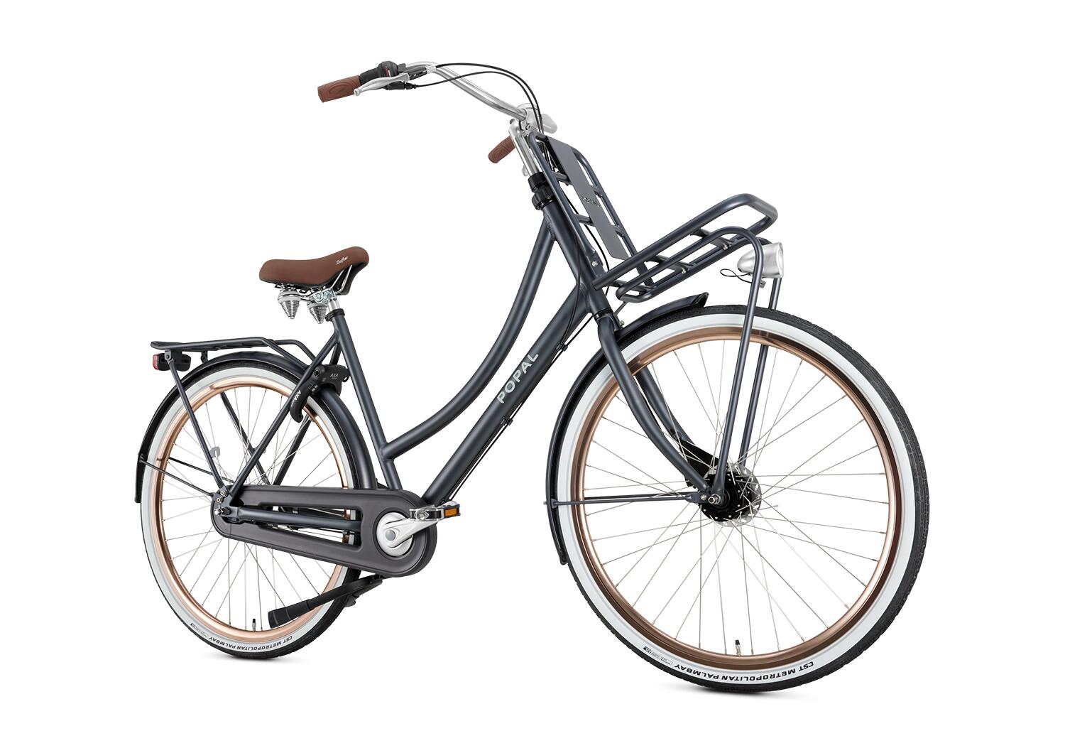 Popal Daily Dutch Prestige N7 - Transportfiets - Stadsfiets Dames - Petrol Blauw 2/5