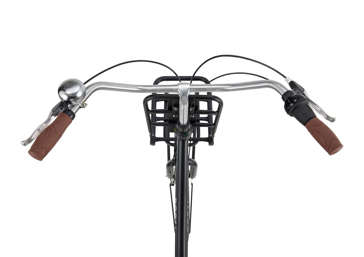 Popal Daily Dutch Prestige N7 - Transportfiets - Stadsfiets - Dames - Mat Zwart 3/5