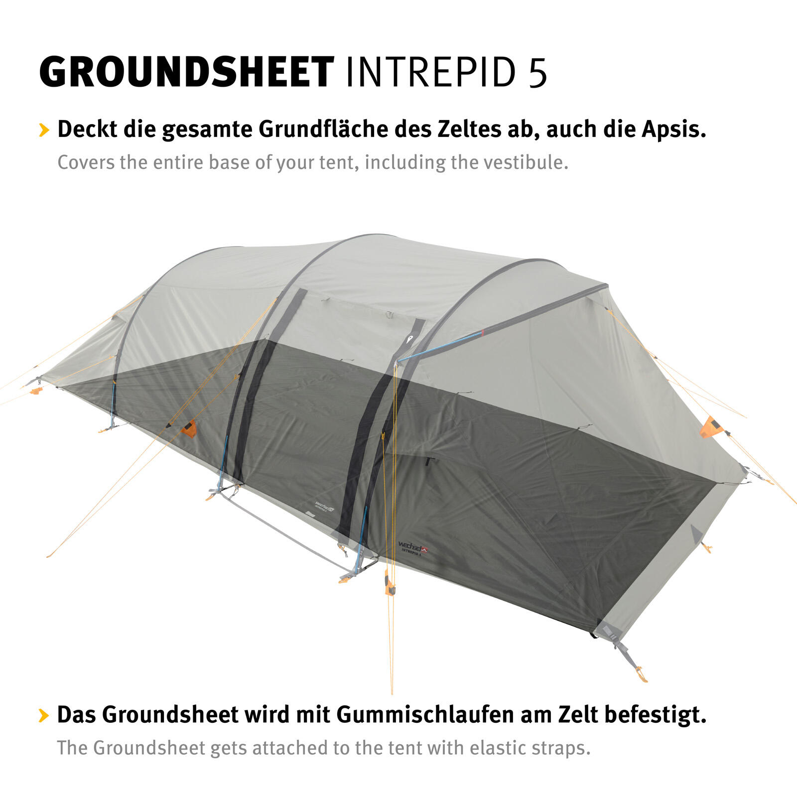 Lona de suelo para Intrepid 5 adicional Camping Tarpaulin Custom-fit 3/4