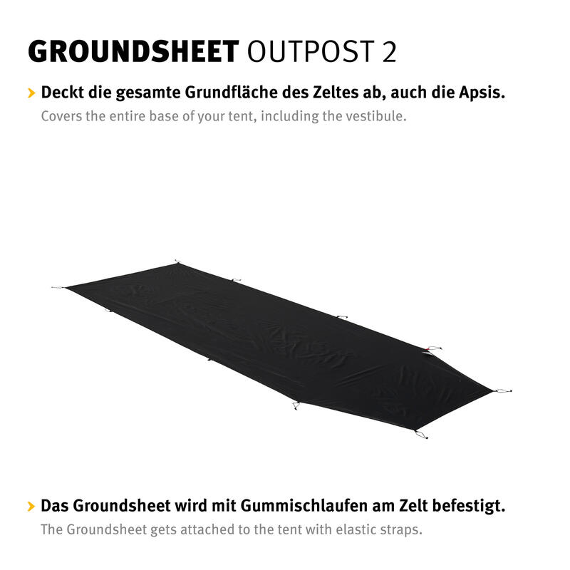 Groundsheet Pour Outpost 2 Tapis Bâche camping Ajustement précis