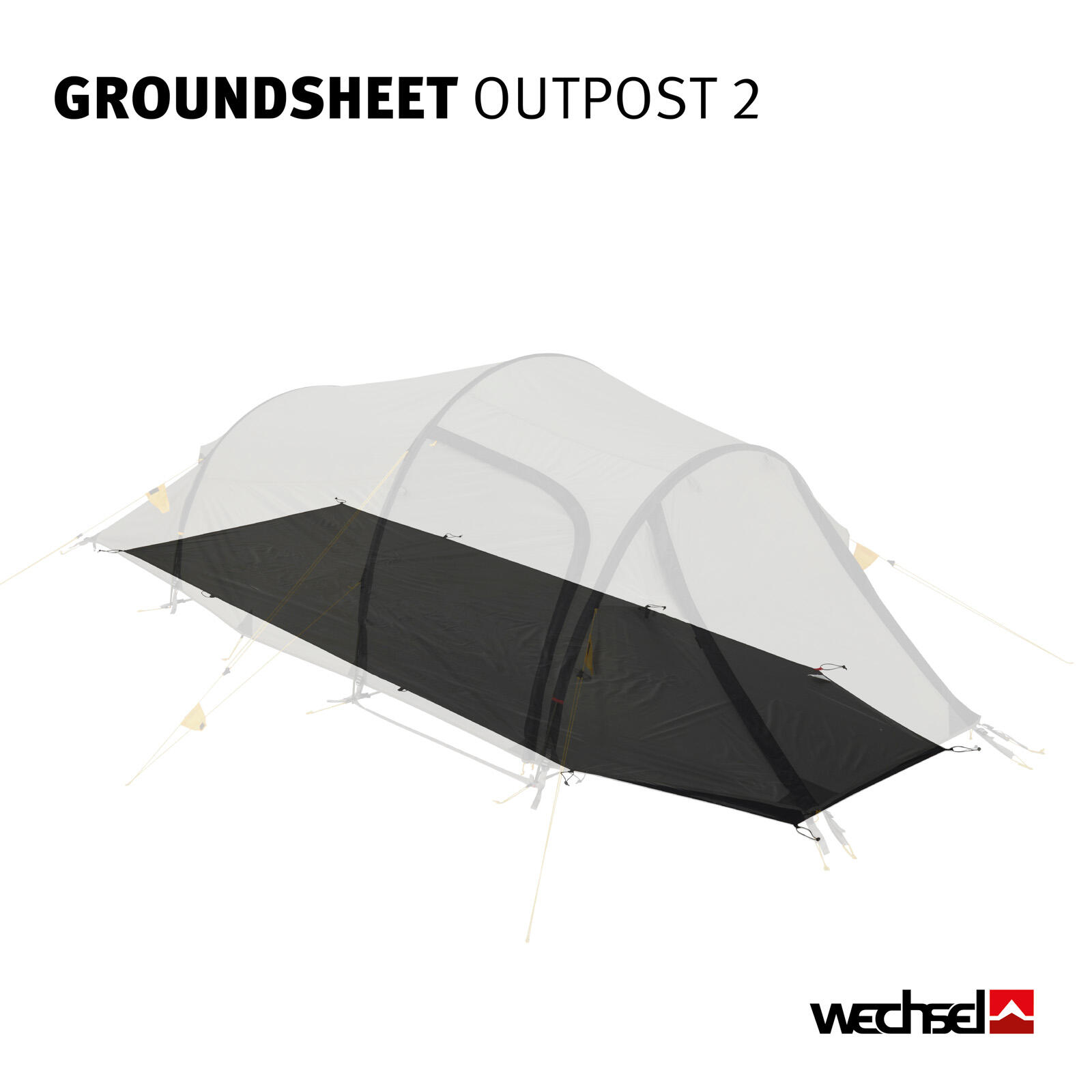 Groundsheet Für Outpost 2 Zusätzlicher Zeltboden Camping Plane Passgenau 2/4