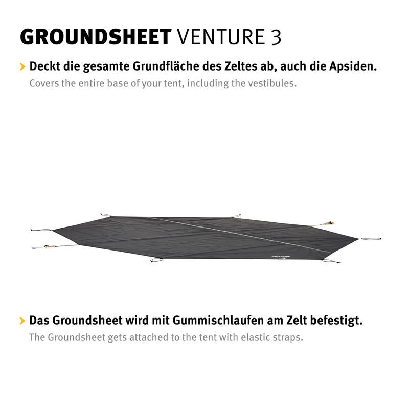 Groundsheet Pour Venture 3 Tapis Bâche camping Ajustement précis