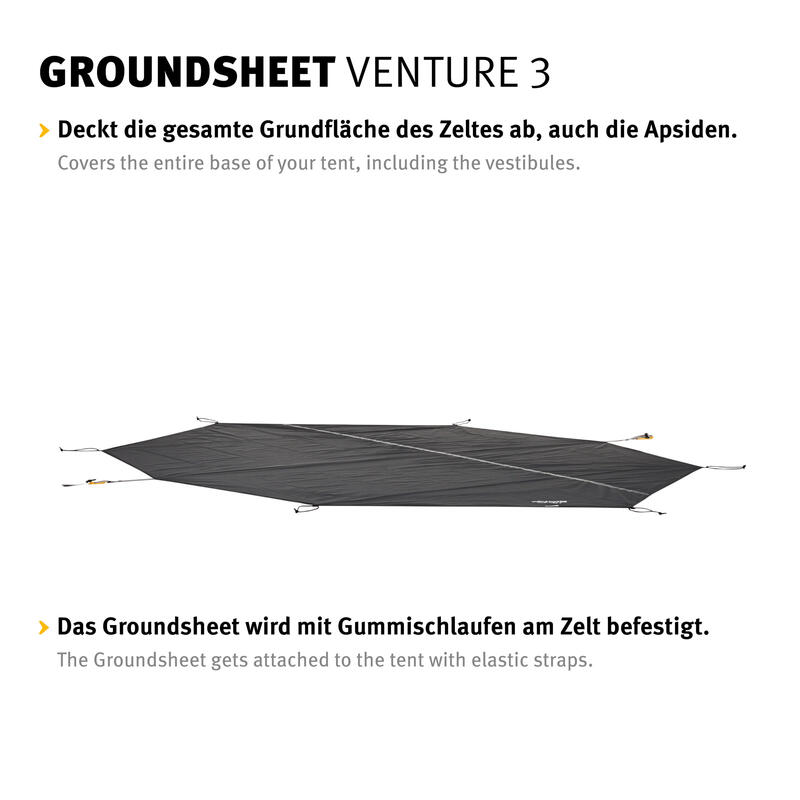Zeltunterlage Groundsheet Venture 3