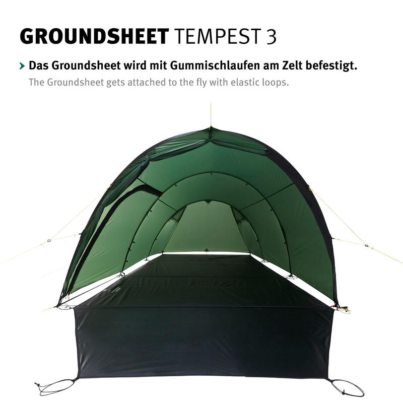 Grondzeil voor Tempest 3 Extra Campingzeil Maatwerk