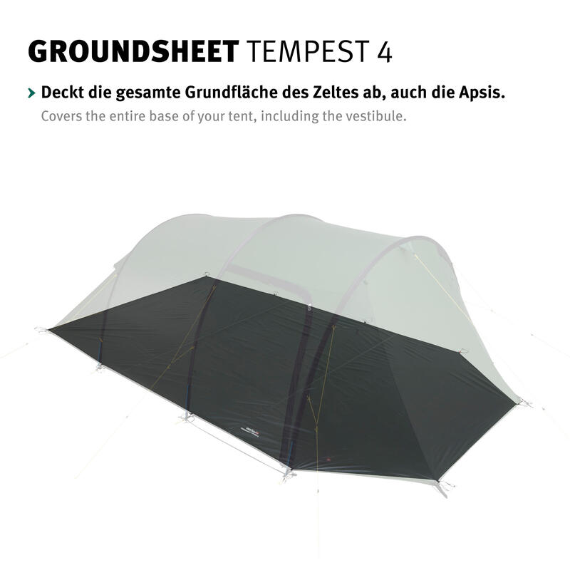 Grondzeil voor Tempest 4 Extra Campingzeil Perfecte pasvorm