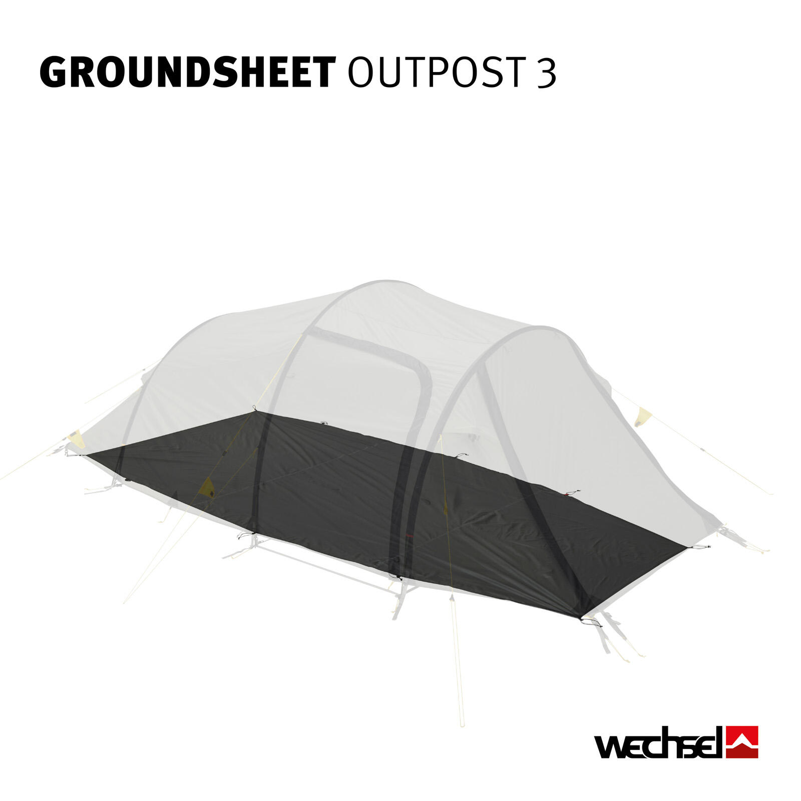 Groundsheet Für Outpost 3 Zusätzlicher Zeltboden Camping Plane Passgenau 4/4