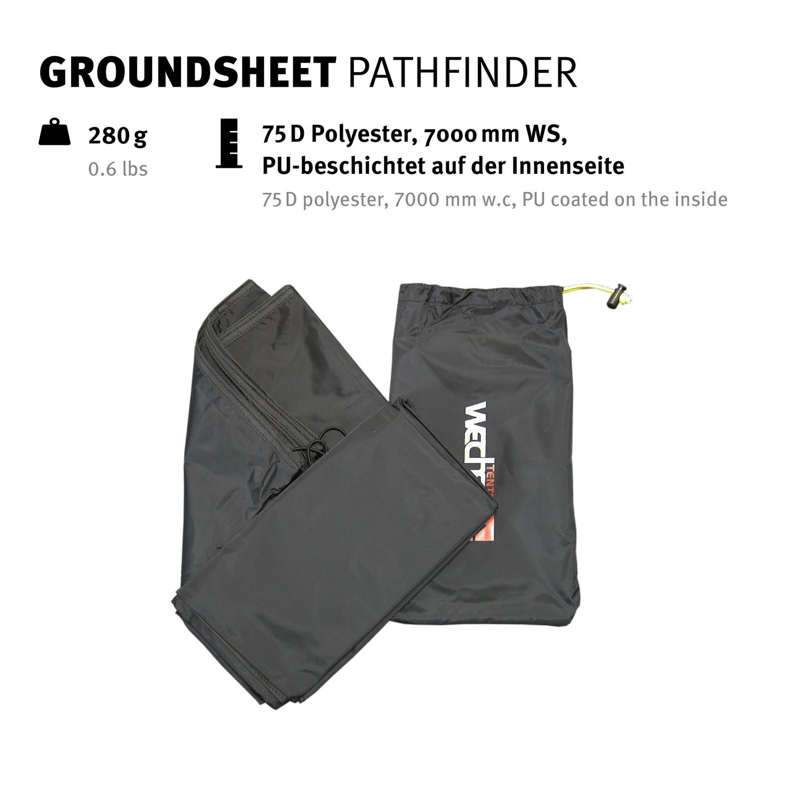 Groundsheet Für Pathfinder Zusätzlicher Zeltboden Camping Plane 3/4