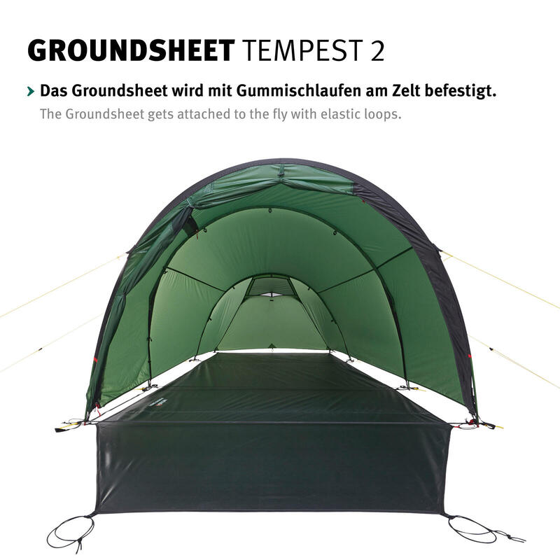 Grondzeil voor Tempest 2 Extra Campingzeil Maatwerk