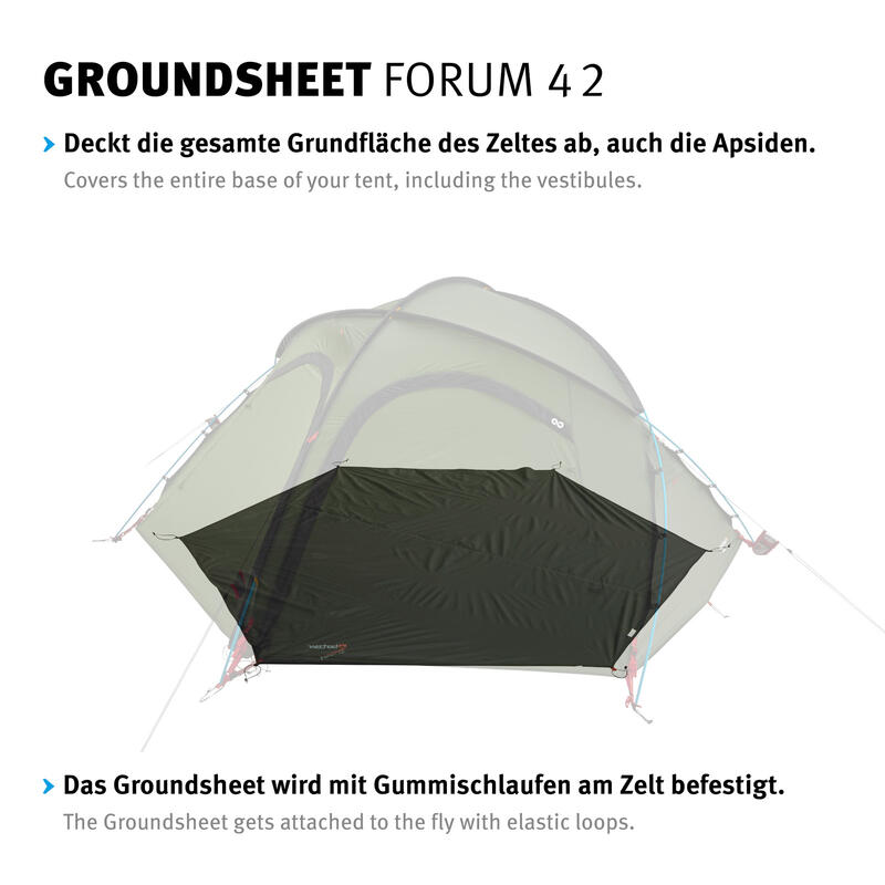 Zeltunterlage Groundsheet Forum 4 2