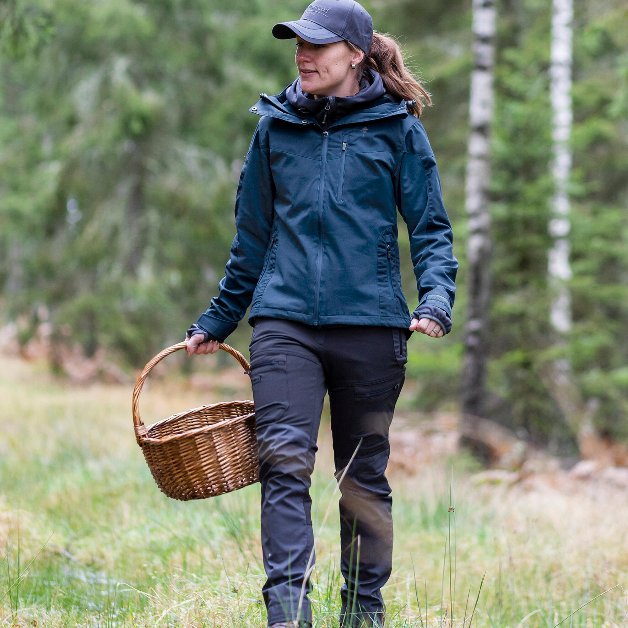 Pantalon à membrane pour femme Pinewood Finnveden Hybrid noir/anthracite 38 5/5
