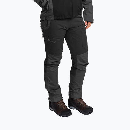 Pantalon à membrane pour femme Pinewood Finnveden Hybrid noir/anthracite 38