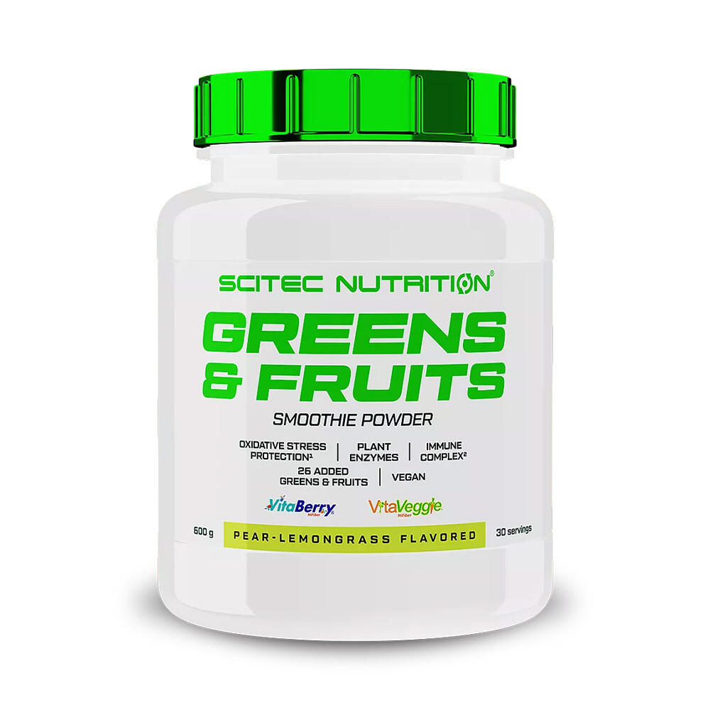 SCITEC NUTRITION Multivitaminas | VITA GREENS & FRUITS (600g) | Pera - Erva Limão
