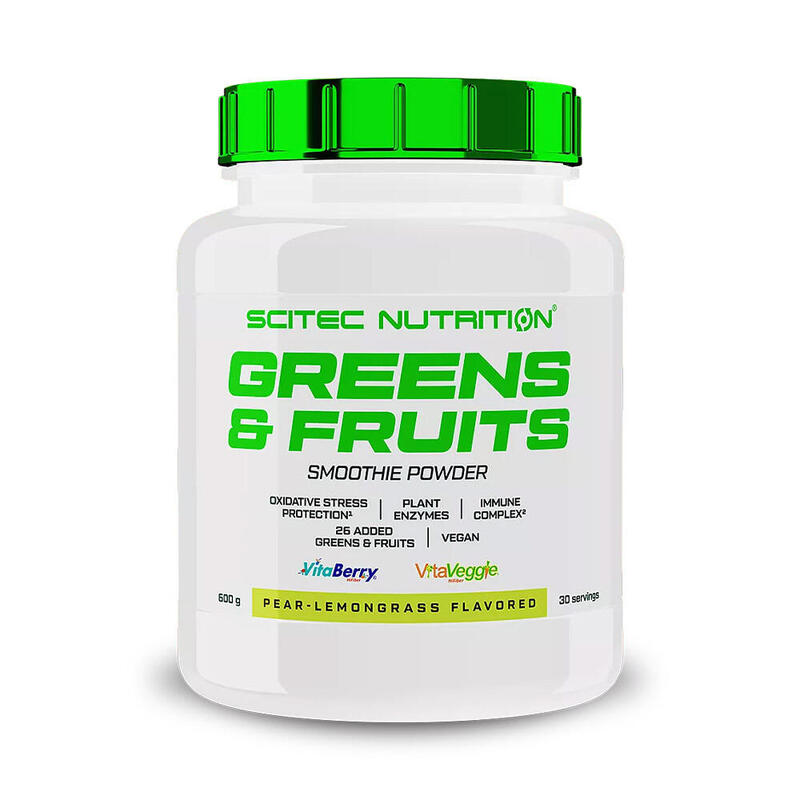 Vita Greens & Fruits - 600 g Pear Limon da Scitec Nutrition PROMOÇÃO      41,90€ 59,90€ -30%    * 22/05/2025 até rutura de stock  Preço por quantidade 69,84€kg SCITEC NUTRITION Vita Greens & Fruits - 600 g Pear Limon da Scitec NutritionVendido e expedido por: Masmusculo    